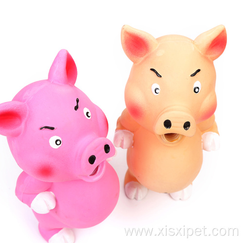 Funny Pig Shape Latex Pig Toy Squeaky MToy